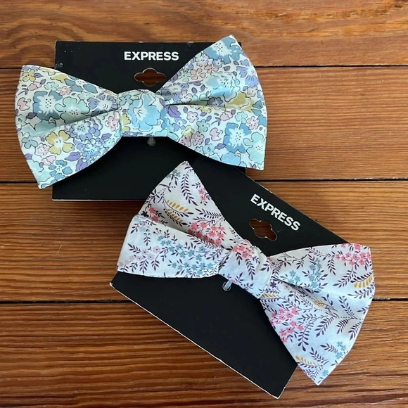 Express Floral Print Bow Tie Bundle - Picture 1 of 7